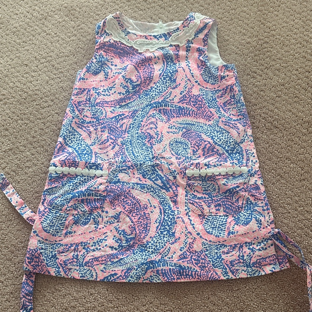 Lily Pulitzer  Pink and Blue Patterned Garment